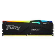 Модуль пам'яті для комп'ютера DDR5 16GB 5600 MHz Beast RGB AM5 Black Kingston Fury (ex.HyperX) (KF55