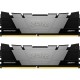Модуль пам'яті для комп'ютера DDR4 16GB (2x8GB) 4800 MHz Renegade Black Kingston Fury (ex.HyperX) (K