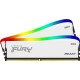 Модуль пам'яті для комп'ютера DDR4 16GB (2x8GB) 3200 MHz Beast White RGB SE Kingston Fury (ex.HyperX