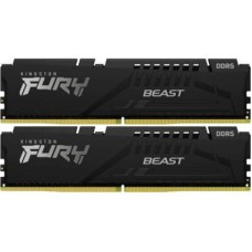 Модуль пам'яті для комп'ютера DDR5 64GB (2x32GB) 4800 MHz FURY Beast Black Kingston Fury (ex.HyperX)