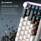 Клавіатура GamePro Asgard Valhalla MK210W Pro 65 RGB Wireless/Bluetooth/USB White (MK210W Pro)
