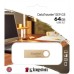 USB флеш накопичувач Kingston 64GB DataTraveler SE9 G3 Gold USB 3.2 (DTSE9G3/64GB)