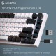 Клавіатура GamePro Asgard Valhalla MK160W Pro 75 RGB Wireless/Bluetooth/USB White (MK160W Pro)