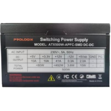Блок живлення Prologix 500W (Prologix 500W APFC_Bulk) Блок живлення Prologix 500W (Prologix 500W APFC_Bulk)