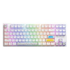 Клавіатура Hator Rockfall 2 Mecha TKL Authentic Edition Aurum Milky Way Silent USB White (HTK-531)