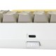Клавіатура Epomaker EP84 Plus 75 Wisteria Linear Switch Hot-Swap RGB Wireless/Bluetooth/USB UA White
