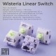 Клавіатура Epomaker EP84 Plus 75 Wisteria Linear Switch Hot-Swap RGB Wireless/Bluetooth/USB UA White
