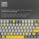 Клавіатура Epomaker EP84 Plus 75 Wisteria Linear Switch Hot-Swap RGB Wireless/Bluetooth/USB UA White