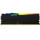 Модуль пам'яті для комп'ютера DDR5 64GB (2x32GB) 5600 MHz Beast RGB Kingston Fury (ex.HyperX) (KF556