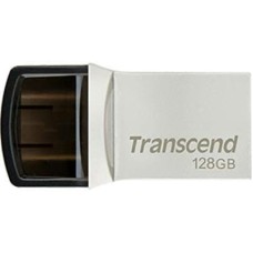 USB флеш накопичувач Transcend 128GB JetFlash 890 Silver USB 3.1/Type-C (TS128GJF890S)