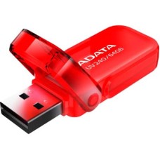 USB флеш накопичувач ADATA 64GB AUV 240 Red USB 2.0 (AUV240-64G-RRD)