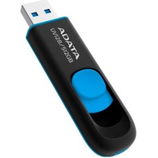 USB флеш накопичувач ADATA 512GB AUV 128 Black/Blue USB 3.2 (AUV128-512G-RBE)