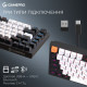 Клавіатура GamePro Asgard Valhalla QLAB Sakura Switch RGB Bluetooth/Wireless/USB-C UA Black (MK160-B Клавіатура GamePro Asgard Valhalla QLAB Sakura Switch RGB Bluetooth/Wireless/USB-C UA Black (MK160-B