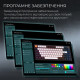 Клавіатура GamePro Asgard Valhalla QLAB Sakura Switch RGB Bluetooth/Wireless/USB-C UA Black (MK160-B Клавіатура GamePro Asgard Valhalla QLAB Sakura Switch RGB Bluetooth/Wireless/USB-C UA Black (MK160-B