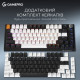 Клавіатура GamePro Asgard Valhalla QLAB Sakura Switch RGB Bluetooth/Wireless/USB-C UA Black (MK160-B Клавіатура GamePro Asgard Valhalla QLAB Sakura Switch RGB Bluetooth/Wireless/USB-C UA Black (MK160-B