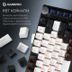 Клавіатура GamePro Asgard Valhalla QLAB Sakura Switch RGB Bluetooth/Wireless/USB-C UA Black (MK160-B Клавіатура GamePro Asgard Valhalla QLAB Sakura Switch RGB Bluetooth/Wireless/USB-C UA Black (MK160-B