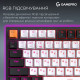 Клавіатура GamePro Asgard Valhalla QLAB Sakura Switch RGB Bluetooth/Wireless/USB-C UA Black (MK160-B Клавіатура GamePro Asgard Valhalla QLAB Sakura Switch RGB Bluetooth/Wireless/USB-C UA Black (MK160-B