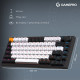 Клавіатура GamePro Asgard Valhalla QLAB Sakura Switch RGB Bluetooth/Wireless/USB-C UA Black (MK160-B Клавіатура GamePro Asgard Valhalla QLAB Sakura Switch RGB Bluetooth/Wireless/USB-C UA Black (MK160-B