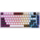 Клавіатура GamePro Asgard Valhalla Pro QLAB Sakura Switch RGB Bluetooth/Wireless/USB-C UA White (MK1 Клавіатура GamePro Asgard Valhalla Pro QLAB Sakura Switch RGB Bluetooth/Wireless/USB-C UA White (MK1