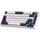Клавіатура GamePro Asgard Valhalla Pro QLAB Sakura Switch RGB Bluetooth/Wireless/USB-C UA White (MK1 Клавіатура GamePro Asgard Valhalla Pro QLAB Sakura Switch RGB Bluetooth/Wireless/USB-C UA White (MK1