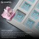 Клавіатура GamePro Asgard Valhalla Pro QLAB Sakura Switch RGB Bluetooth/Wireless/USB-C UA White (MK1 Клавіатура GamePro Asgard Valhalla Pro QLAB Sakura Switch RGB Bluetooth/Wireless/USB-C UA White (MK1