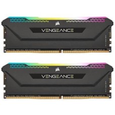 Модуль пам'яті для комп'ютера DDR4 16GB (2x8GB) 3200 MHz Vengeance RGB PRO Black Corsair (CMH16GX4M2