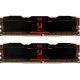 Модуль пам'яті для комп'ютера DDR4 16GB (2x8GB) 2666 MHz IRDM Black Goodram (IR-X2666D464L16S/16GDC)