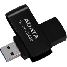 USB флеш накопичувач ADATA 64GB UC310 Black USB 3.0 (UC310-64G-RBK)