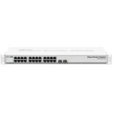 Комутатор мережевий Mikrotik CSS326-24G-2S+RM